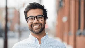 Satisfied healthcare professional client